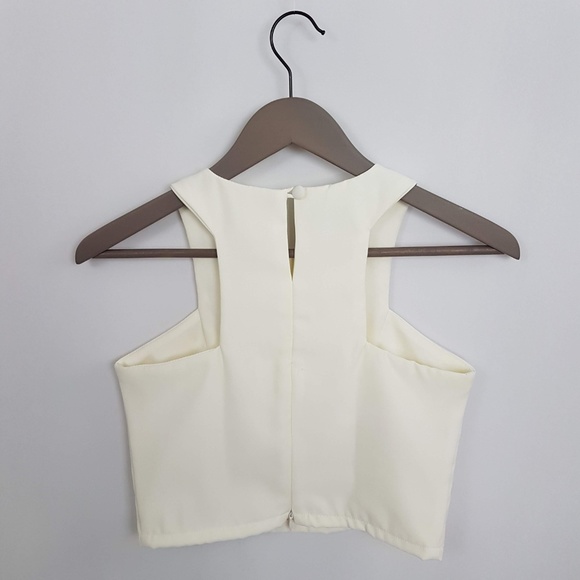 Rsythm White Crop Top Size S - Picture 6 of 6